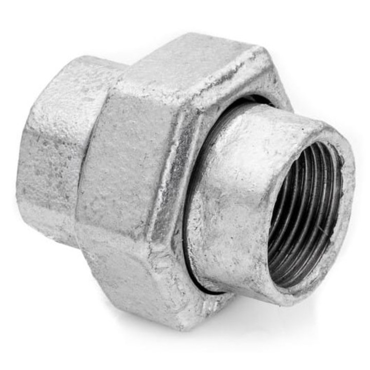 POLBERIS Szerelvények 1/2'' GW-GW, fém, vízvezeték-rendszerekhez és központi fűtéshez