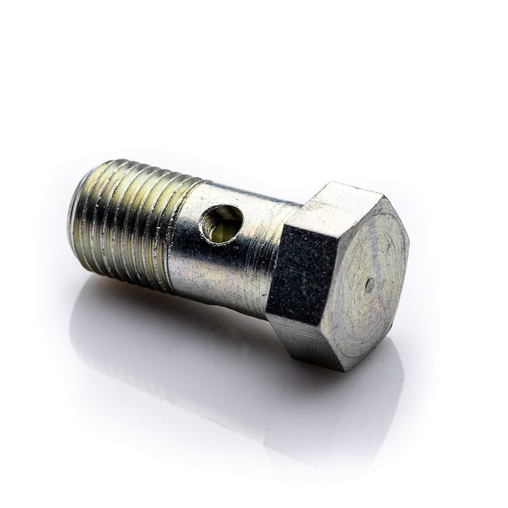 Surub 1/4'' POLBERIS, din otel galvanizat, cu filet exterior, pentru masini agricole, 1/4''