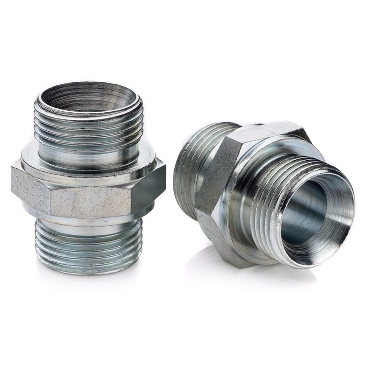 Nypel reducator 3/4'' - M24x1,5, fiting din otel, standard BSP, rezistent la coroziune