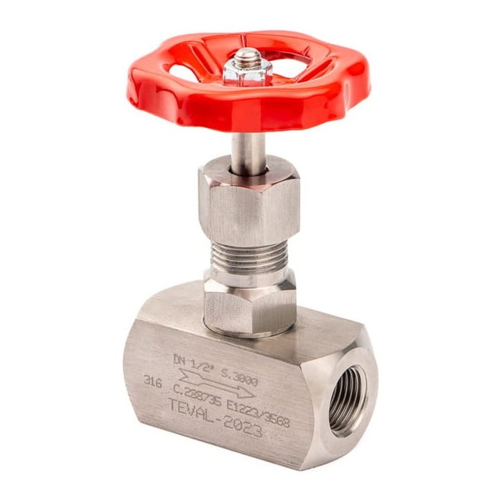 Кран 1/2'' BSP 316L, 3000 PSI, от неръждаема стомана, Европейски съюз POLBERIS