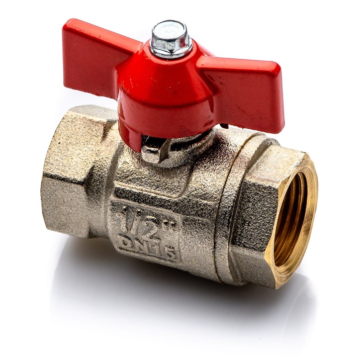 Кран 1/2'', ITAP, червен, 50 бара