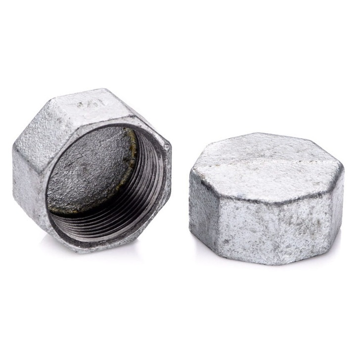 POLBERIS szerelvények, 1/4''-os dugó, horganyzott öntöttvas, hatszögletű forma, központi fűtés rendszerekhez.