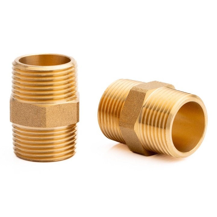 POLBERIS sárgaréz 3/4'' fitting, 30bar, kültéri, víz- és központi fűtésrendszerekhez