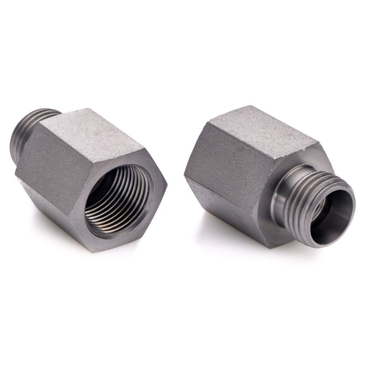 Mufa Reducție M16x1,5 - 1/4'', Polberis, otel, presiune 315 bar, galvanizată