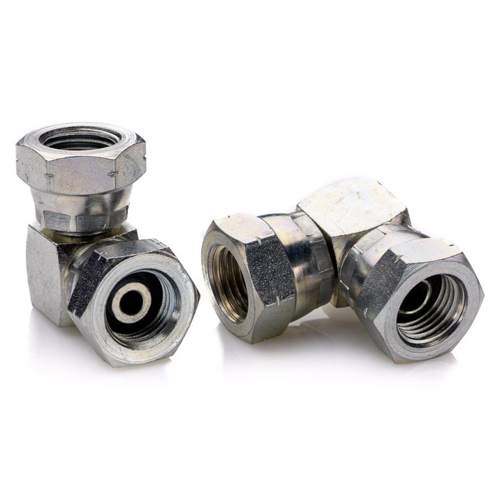 Fitinguri, POLBERIS, Kolano 1/4'', 90 grade, 400 bar, otel, filet interior