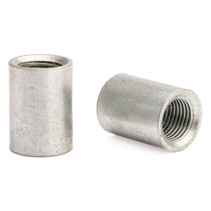 Csatlakozó 1/4" BSP, POLBERIS, horganyzott acél, 18x25mm