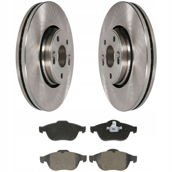 Me Premium fékbetét és féktárcsa készlet, első tengelyre, Renault Laguna II 2-höz, hűtött féktárcsa típus, 26 mm féktárcsa vastagság, 300 mm átmérő, Teves fékrendszer.