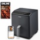 ФритюрниксгорещвъздухCOSORIDualBlazeProCAF-P681S-KEUR,6.4l,1700WТъмносив