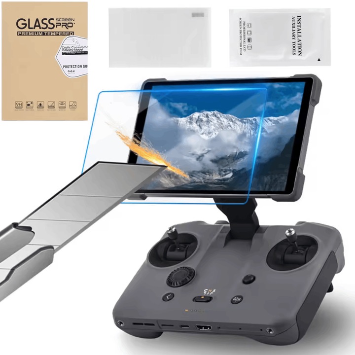 Sticla securizata 9H pentru controler DJI RC Pro 2 / Mavic 4 Pro, ultra-subtire, transparent, 1 bucata