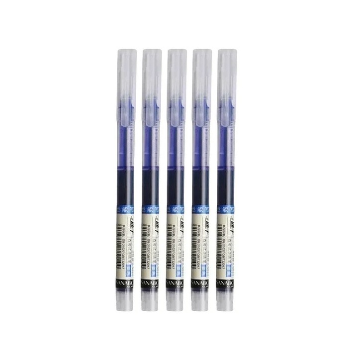 Set 5 rollere, Uscare rapida, 0.5mm, Albastru