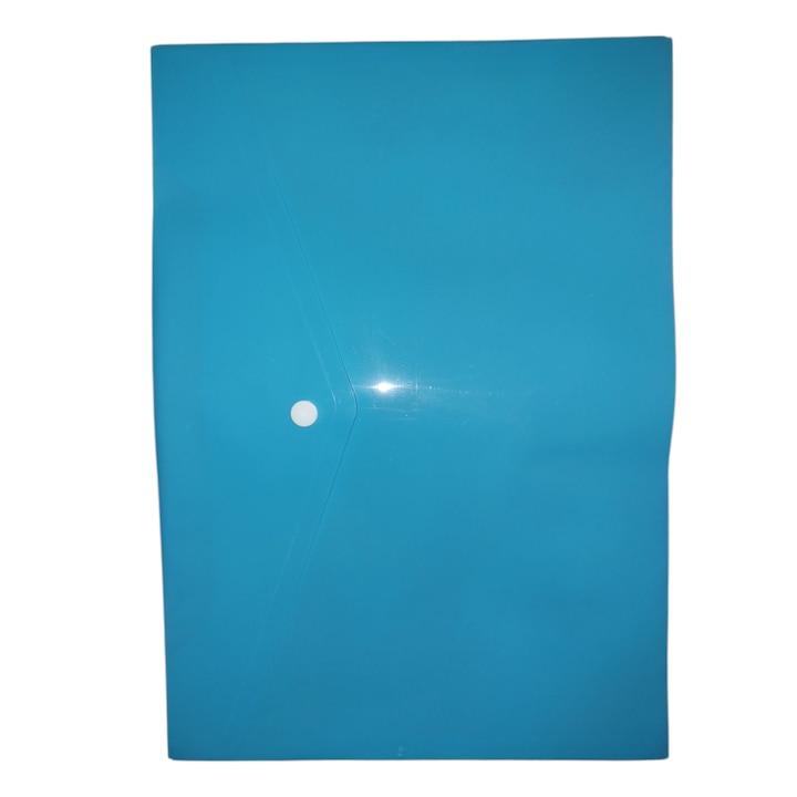 Mapa Plastic Cu Buton, 230*330 mm, Vision XXI, Albastra