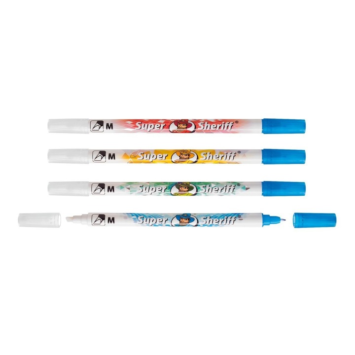 Carioca corectoare Super Pirat - varf M, pentru corecturi fine si rescriere