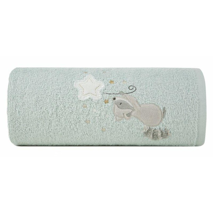 Кърпа за баня, Еврофирани 50x90см, памук, 450г/м2, син