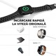 Cablu de încărcare magnetic pentru Apple Watch, DaDen, 7.5W, 100cm, Alb