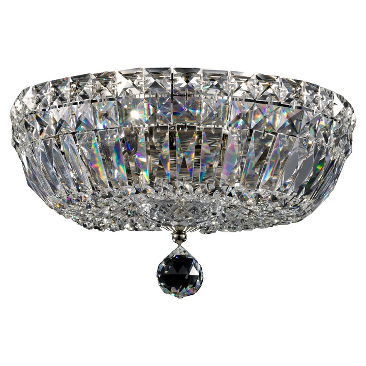 Полилей HubRom, Basfor, Maytoni Classic, 3xE14, Сатиниран хром