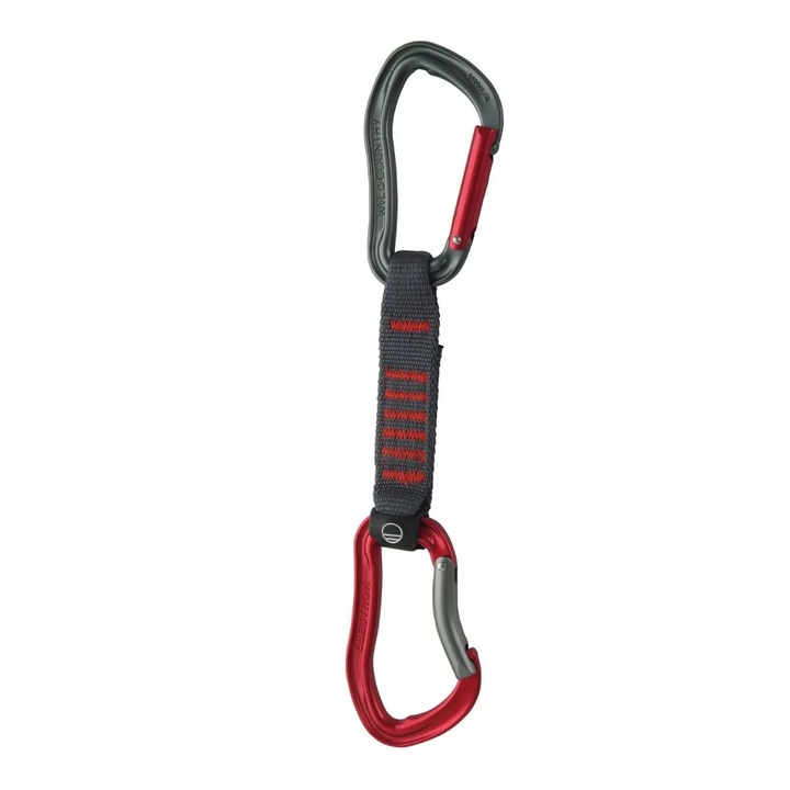 Expres de escalada WILD COUNTRY Electron, 12cm, nylon, sistem KEY LOCK