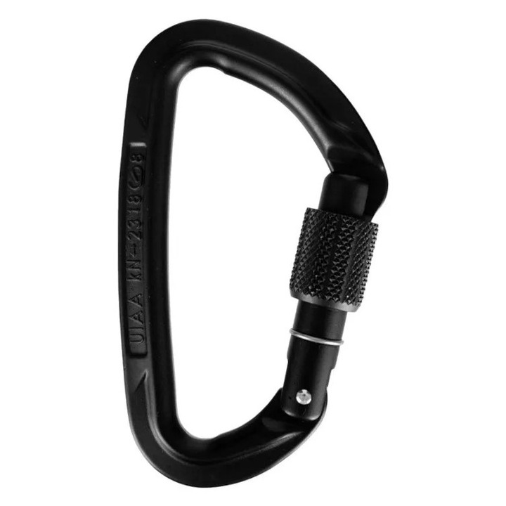 Karabinek WILD COUNTRY Screw Gate, D-ksztaltny, usor, 10x15cm