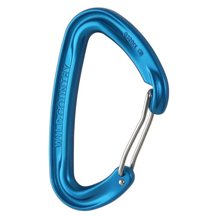 Carabina, WILD COUNTRY, 26/8/9 kN, cu zavor din sarma