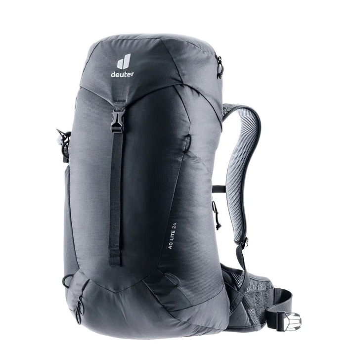 Trekking hátizsák AC Lite 24, Deuter, 24 liter, szellőző rendszer, vízálló, fekete