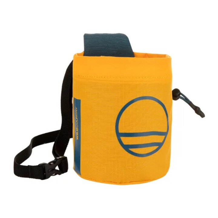 Sac pentru magneziu Wild Country Session, 80g, material rezistent, forma cilindrica, cu curea ajustabila