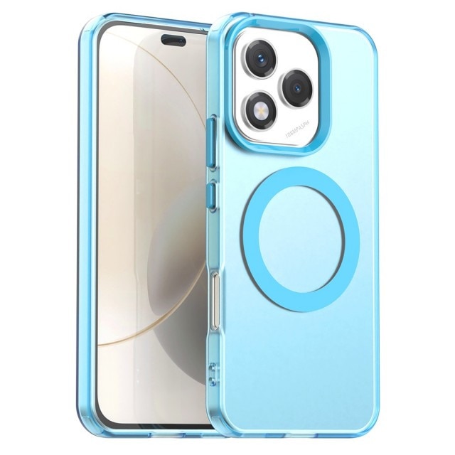 Husa Upzz® Tech Candy Compatibila Cu Honor 400 Lite, Tehnologie Magsafe, Protectie La Camera si Colturi, Blue