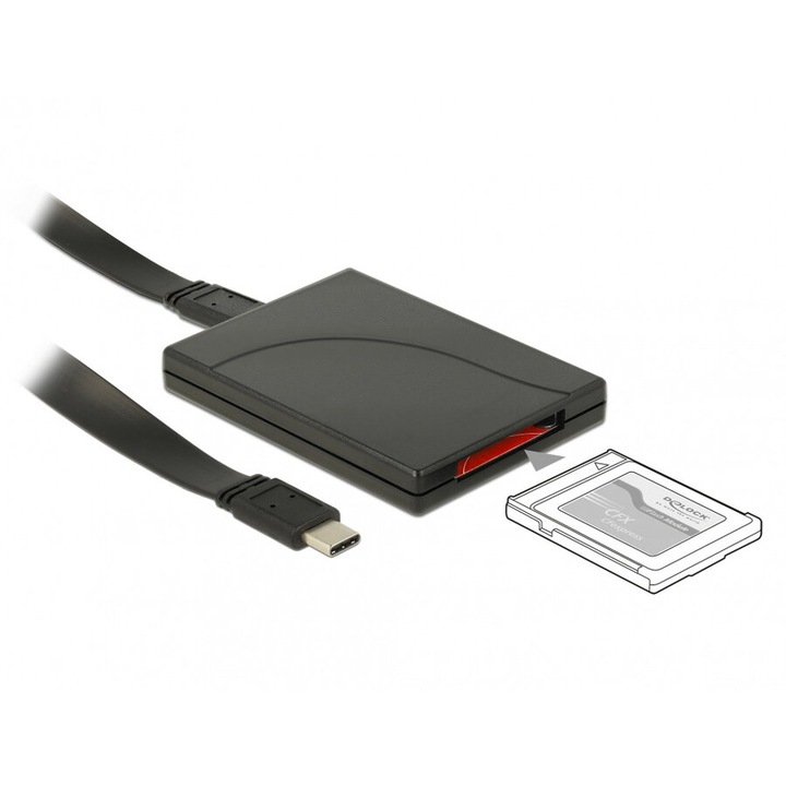 Cititor de carduri USB-C 3.1 la CFexpress, Delock 91749