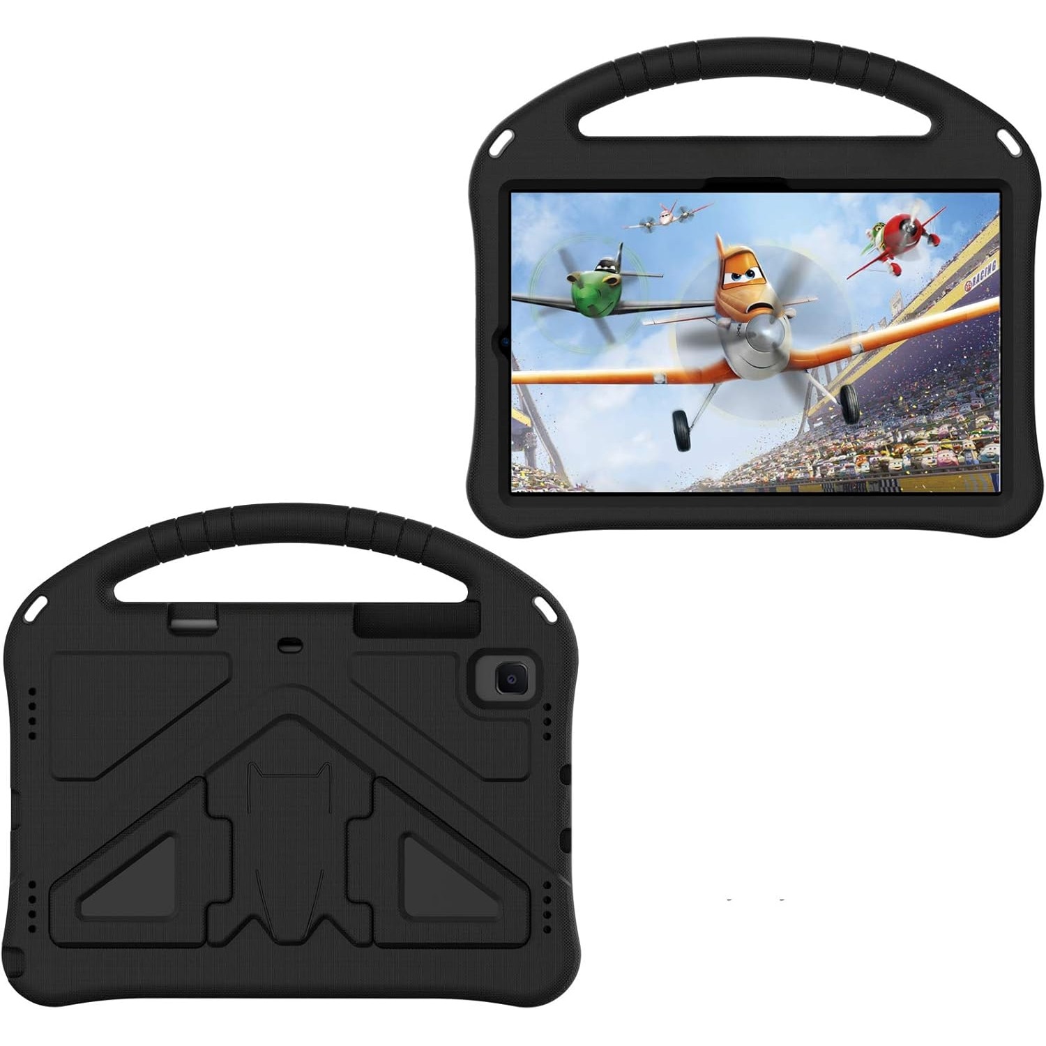 Etui protectie pentru iPad mini 6, silicon, negru, cu suport