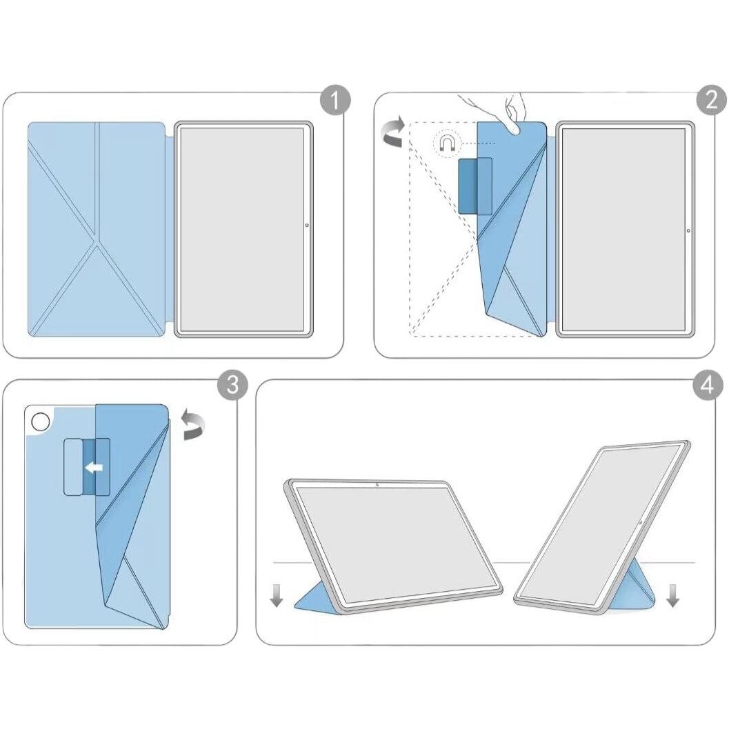 Husa tableta, Nikcorp, Samsung Galaxy Tab A8 2021, bordo, silicon x piele PU