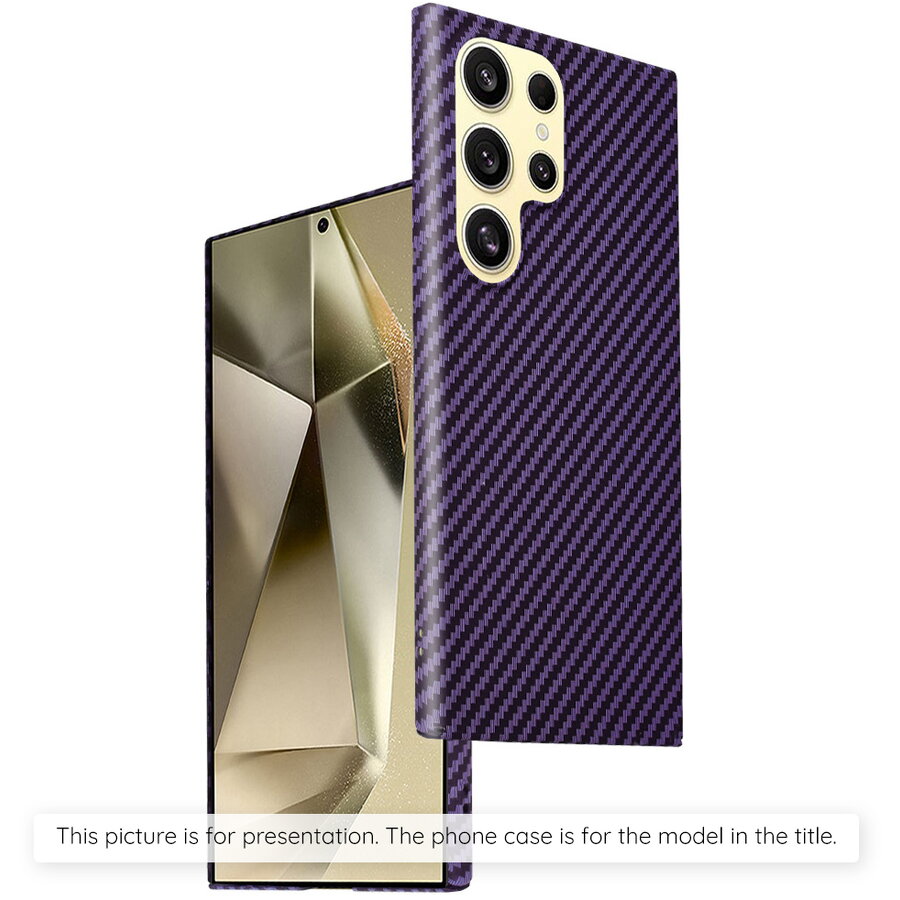 Techsuit Carbonite FiberShell - Husa telefon - compatibil cu Honor 90 - culoare Mov