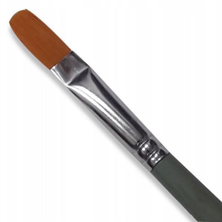 Pensula sintetica plata nr. 16, GDD, pentru acuarela, nylon