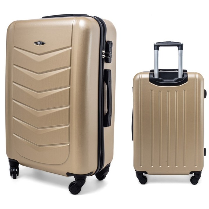 Troler RGL 520 XXL, ABS++, 4 roti, cu sistem de securitate, 72x51x26cm