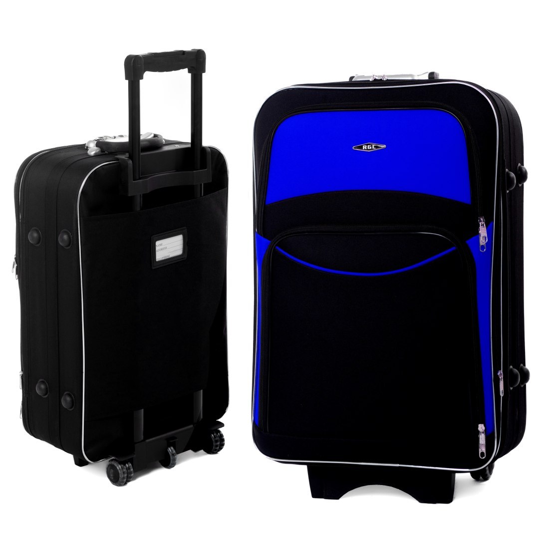 Troller Rgl Troler mare RGL 773, 93L, impermeabil, extensibil, negru-albastru ...