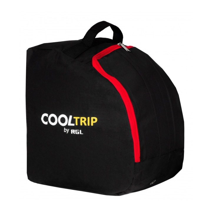 Geanta sport, RGL, negru/rosu, material Cordura 9000D, impermeabila, capacitate mare