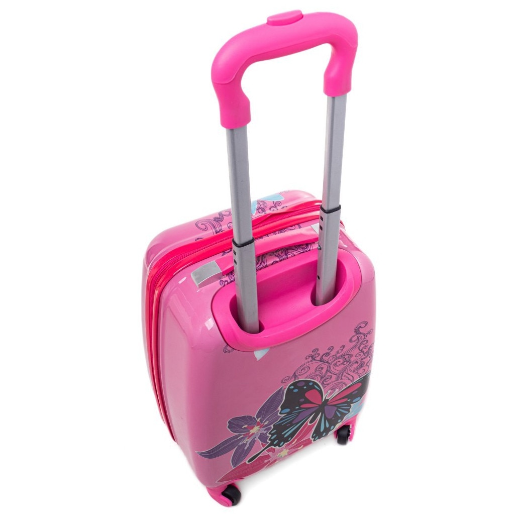 Troller Rgl Troler pentru copii, RGL, 4 roti, 47x32x20cm, roz - eMAG.ro