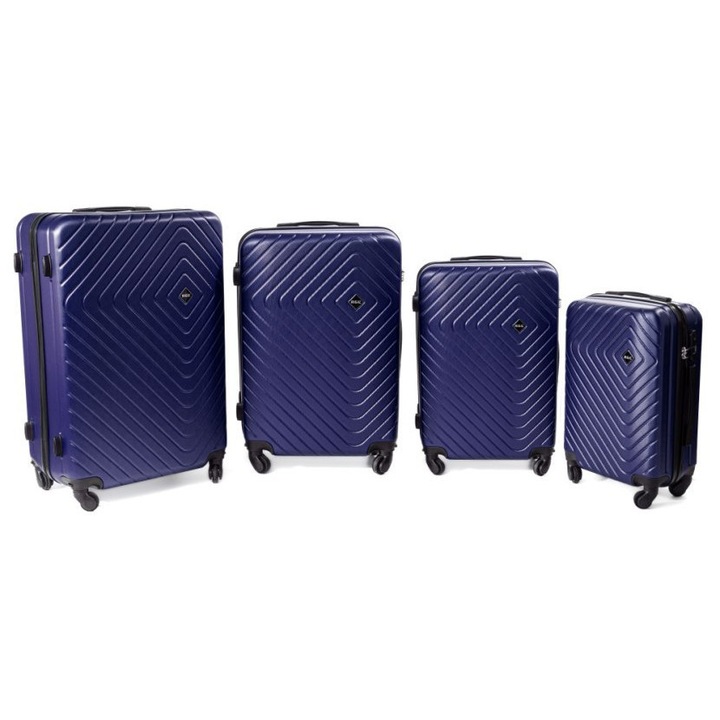 Set trolere RGL 4in1, 4 roti, ABS, multicolor, XXL, XL, L