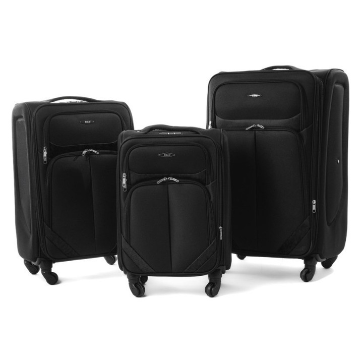 Set trolere 3in1 S-010, negru, dimensiuni XXL, XL, L