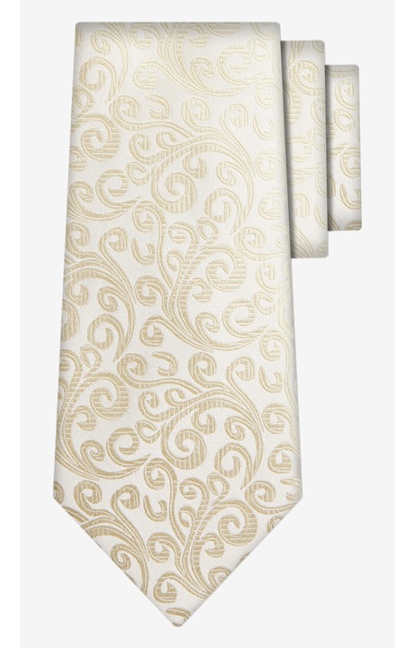 Cravata WOLCZANKA, marime universala, crem, 8cm