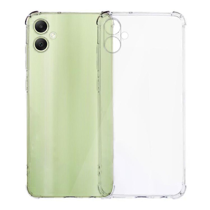 Калъф за Samsung Galaxy A07 4G, TPU AntiShock, Защита на камерите, Прозрачен