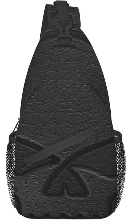 Férfi crossbody táska, palacktartóval, nagy kapacitású, poliészter, 55x105cm