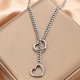Colier dama, ajustabil, inox, argintiu