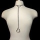 Colier dama, ajustabil, inox, argintiu