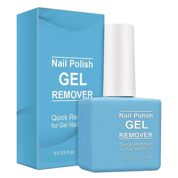 Dizolvant gel pentru unghii, 15ml, indeparteaza rapid oja, fara folie, usor de utilizat