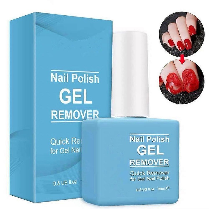 Dizolvant gel pentru unghii, 15ml, indepartare rapida, fara folie