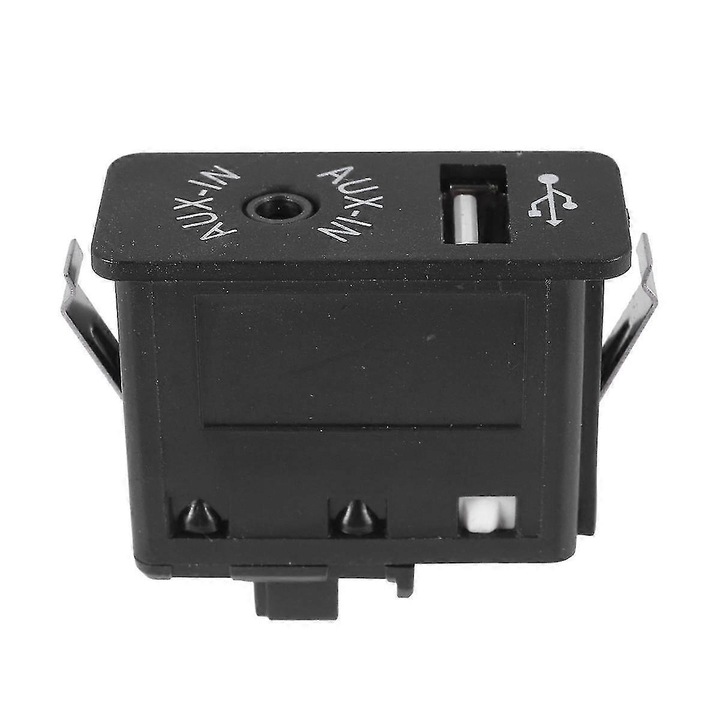 Adaptor USB AUX pentru BMW 3/5/7/X4/X5/X6, negru