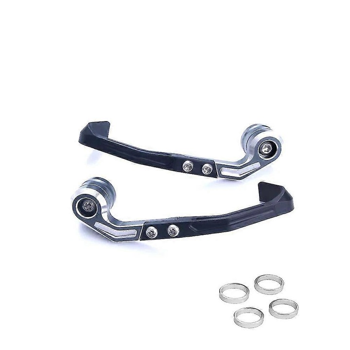 Protector maneta frana Honda CBR650R, set, aluminiu si plastic, culoare titan