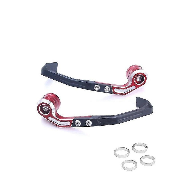 Protector maneta frana Honda CBR650R, set, aluminiu si plastic, rosu