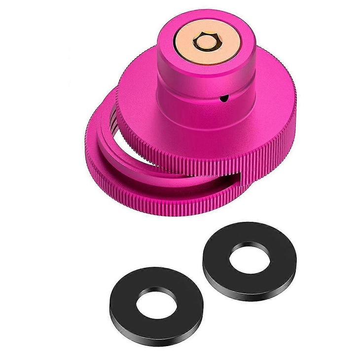 Adaptor CO2, pentru DUO/TERRA/ART/E-DUO/Crystal 3.0, fir trapezoidal TR21-4, aluminiu, roz