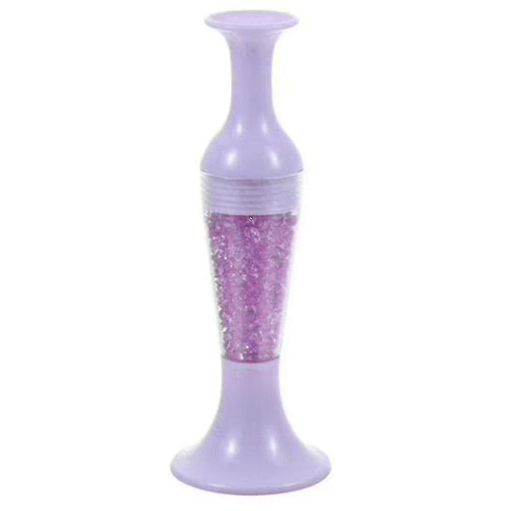 Set de unelte pentru pictura cu diamante, forma de vaza, 12cm x 4cm, mov