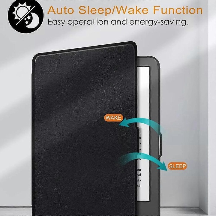 Husa subtire pentru Kindle Paperwhite 7", multicolor, 2024