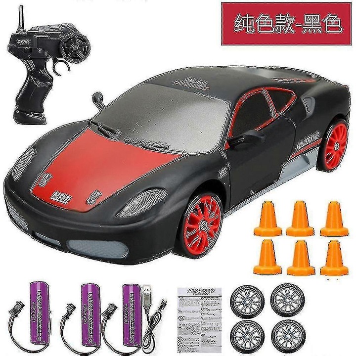 Masinuta RC Drift, 1:24, 4 canale, 20 minute timp de zbor, 18x8x5 cm, set complet